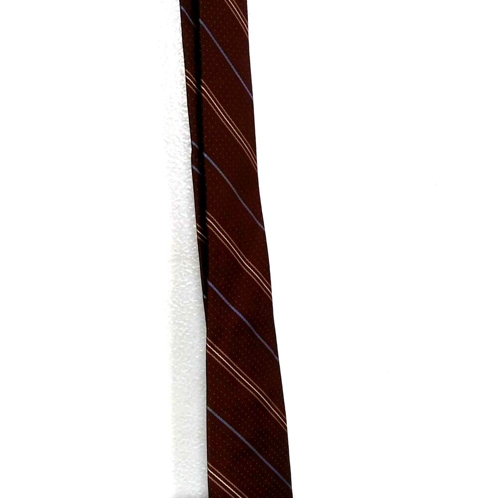 Vintage Christian Dior Logo Tie - Brown, Size OS - Classic & Elegant - Picture 3 of 4